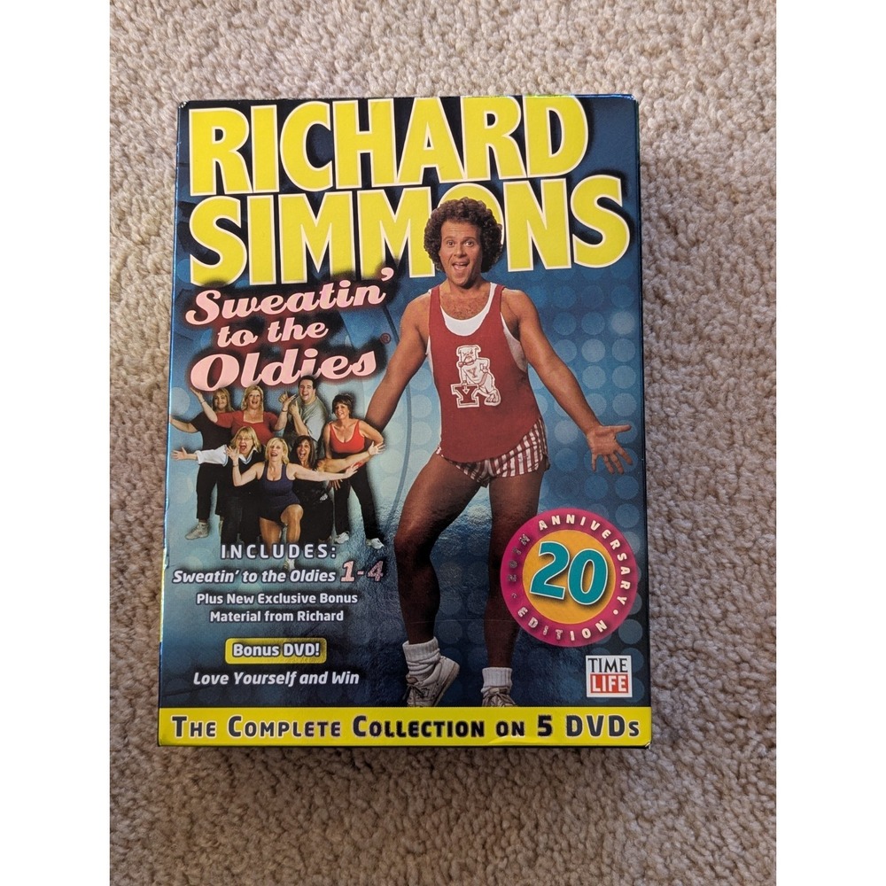 Richard Simmons DVD Swestin' To The Oldies 1-4 +  Love Yourself And Win